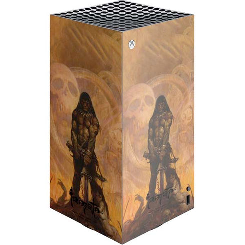 Barbarian by Frazetta XBox Series X Digital Edition Console Skin